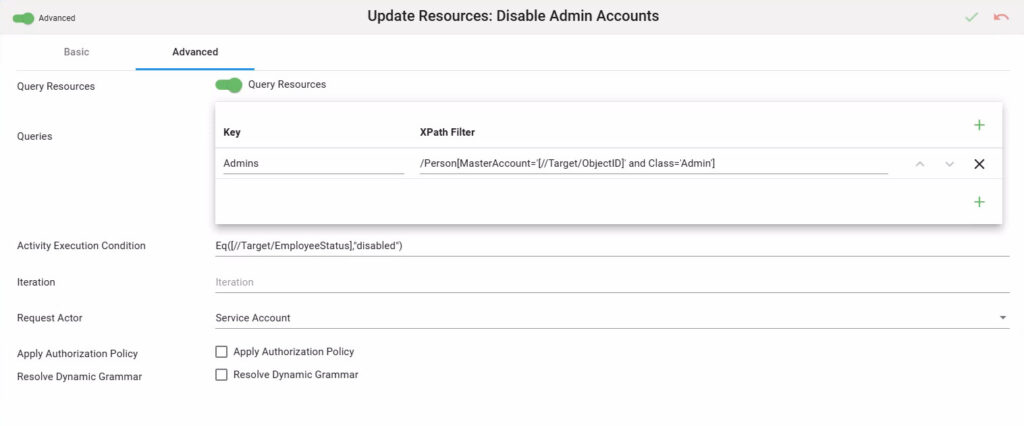 Identity Director - Query Definition